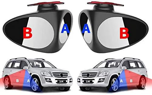 🚗HD Car Blind Spot Elimination Mirror - 360° Rotatable, Rain/Fog Resistant