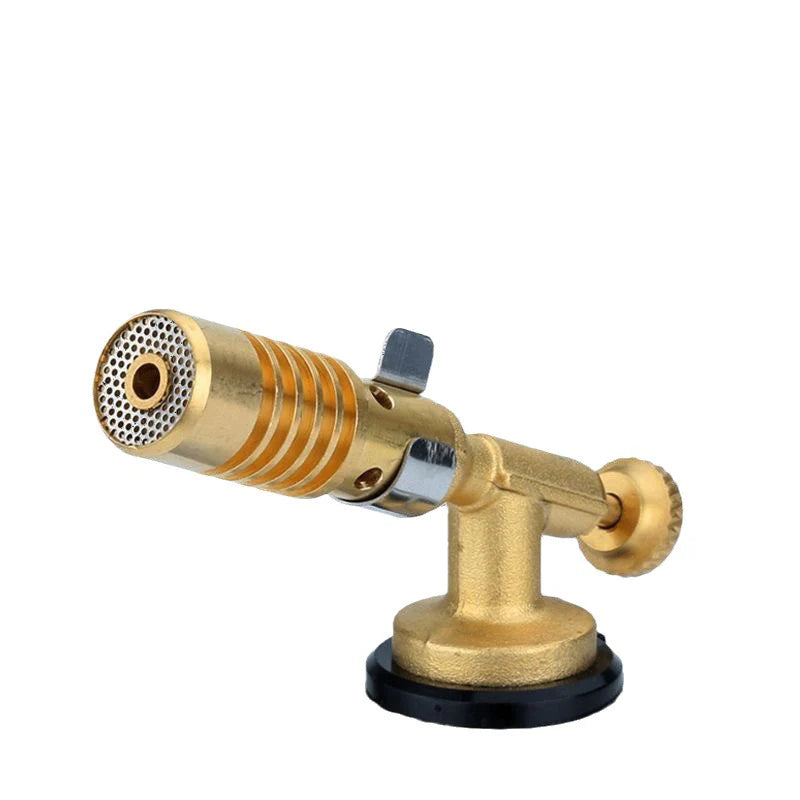 "Ignite with Power – Portable Copper Gas Torch for Outdoor & DIY!"