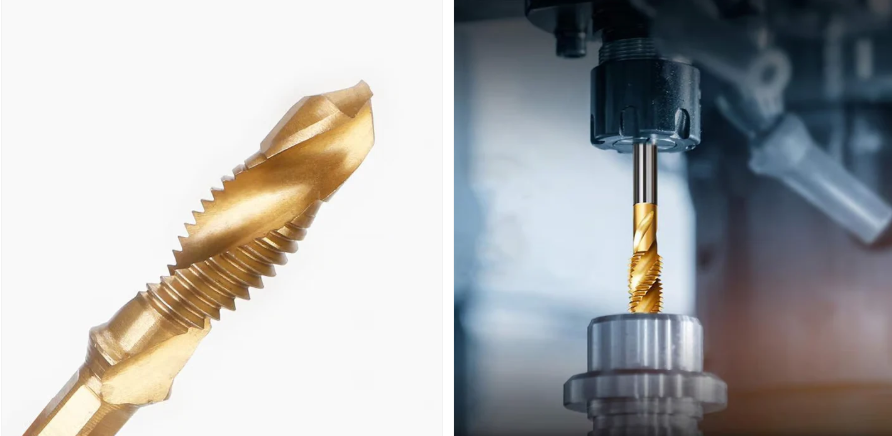 🔧 6-Piece Metric Thread Tap Drill Bits Set