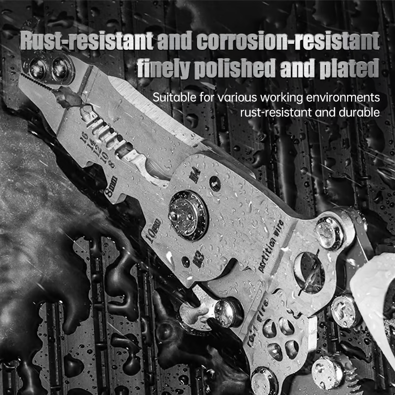 18 in 1 Foldable Multi-Purpose Crimper and Stripper 2082 Upgrade