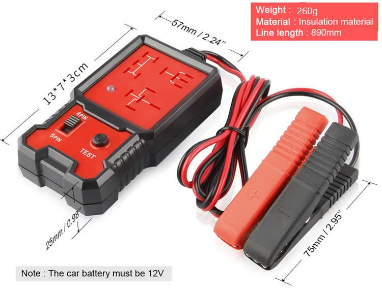 ✨Automotive Relay Tester Tool for Summer 12-24V