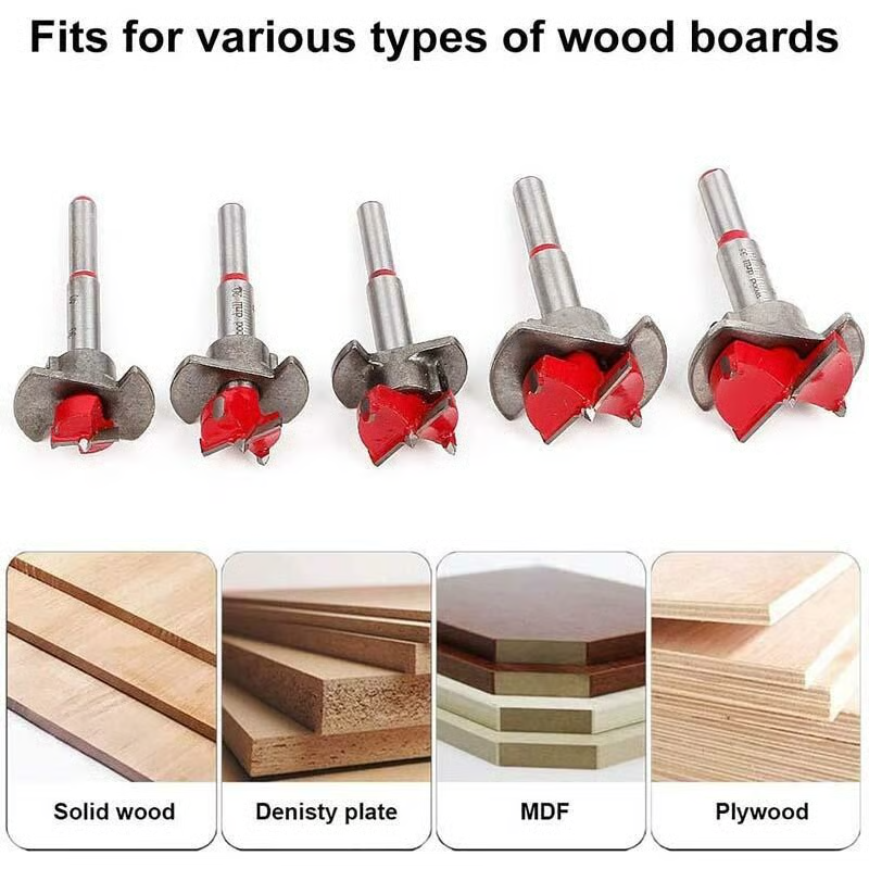 🔥Positioning Woodworking Drill Bit Set(5PCS Excluding machines)