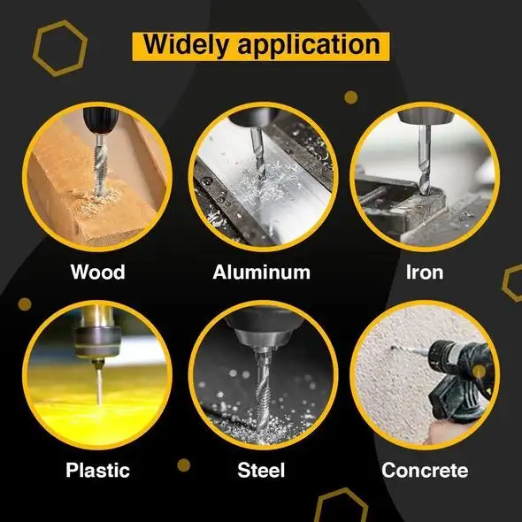 🔥Thread Tap Drill Bits Set(6PCS Excluding machines)