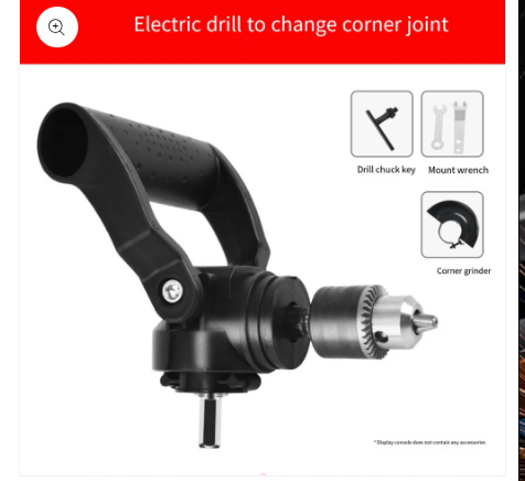 90° Electric drill converter 【Electric drill not included】