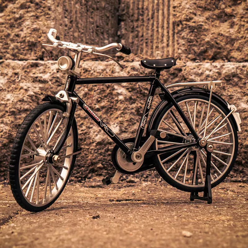🚴♂️✨ Retro Alloy Mini Bike Model – DIY Fun, Classic Style, Timeless Collectible