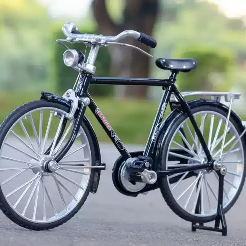 🚴♂️✨ Retro Alloy Mini Bike Model – DIY Fun, Classic Style, Timeless Collectible