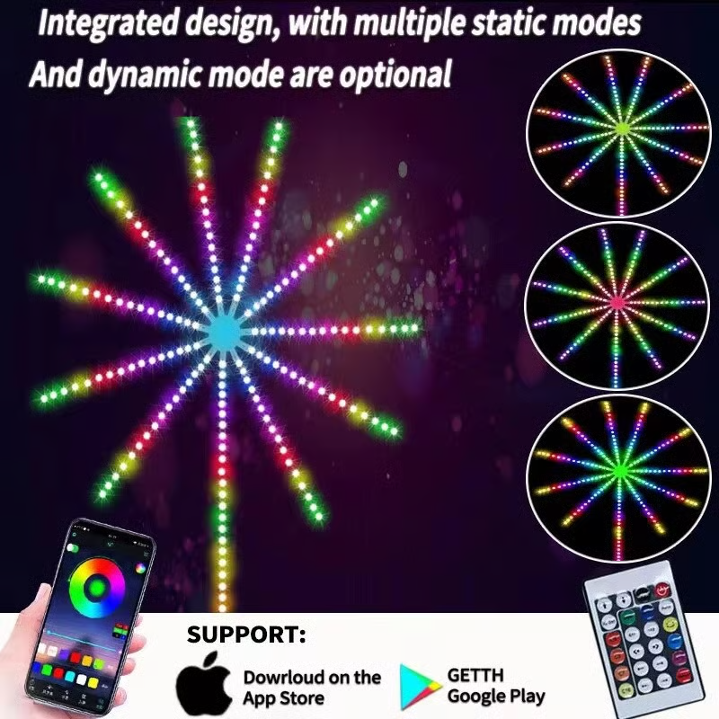 Bluetooth Smart Fireworks Led Light(स्ट्यान्ड बिना)