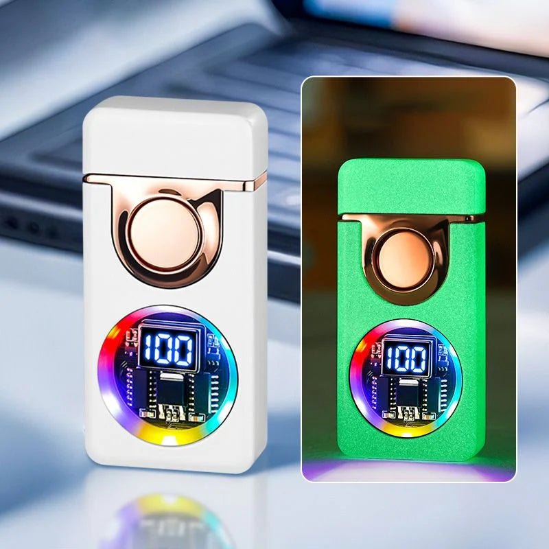 Elegant 4-Point Sensor Lighter Windproof Metal Torch for Smokers