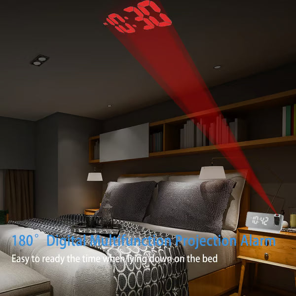 🔥🔥Mirror projection alarm clock