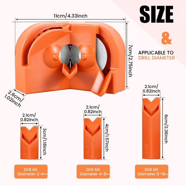 🎯 Portable Drill Bit Sharpener | New Grinding Tool with Stand