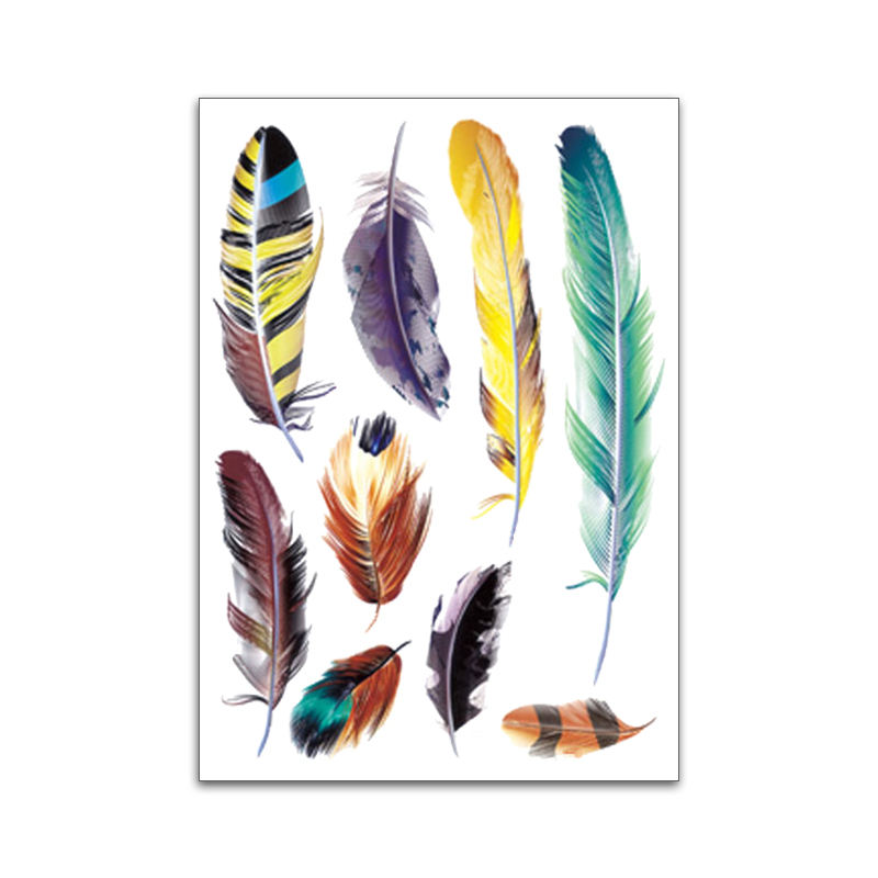 Car Sticker Scratch Cover 3D Decoration Feather butterfly Door Bumper Long Reflective