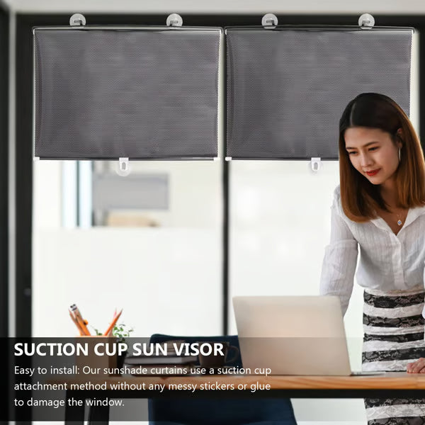 🔥Retractable Window Roller Sunshade For Truck
