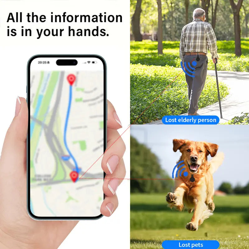 🔒 Hidden GPS Tracker for Car – Anti-Lost, Works with Apple Find My