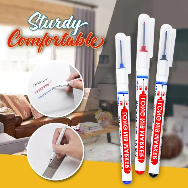 🔥 Buy 1 Get 1 FREE! Long Head Deep Hole Marker – Reach Tight Spots with Precision & No Mess ✍️🛠️