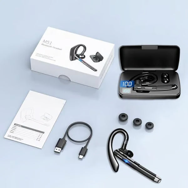 😱 No More Noise! Enjoy Clear Calls Anywhere – Bluetooth Earbud!