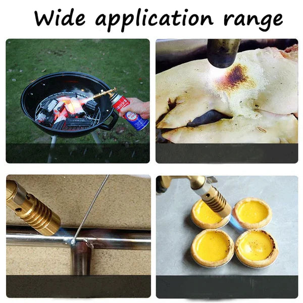 "Ignite with Power – Portable Copper Gas Torch for Outdoor & DIY!"