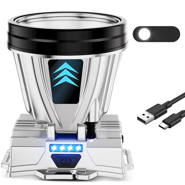 "Light Up Your Adventures – Rechargeable High Power Headlamp!"