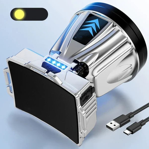 "Light Up Your Adventures – Rechargeable High Power Headlamp!"