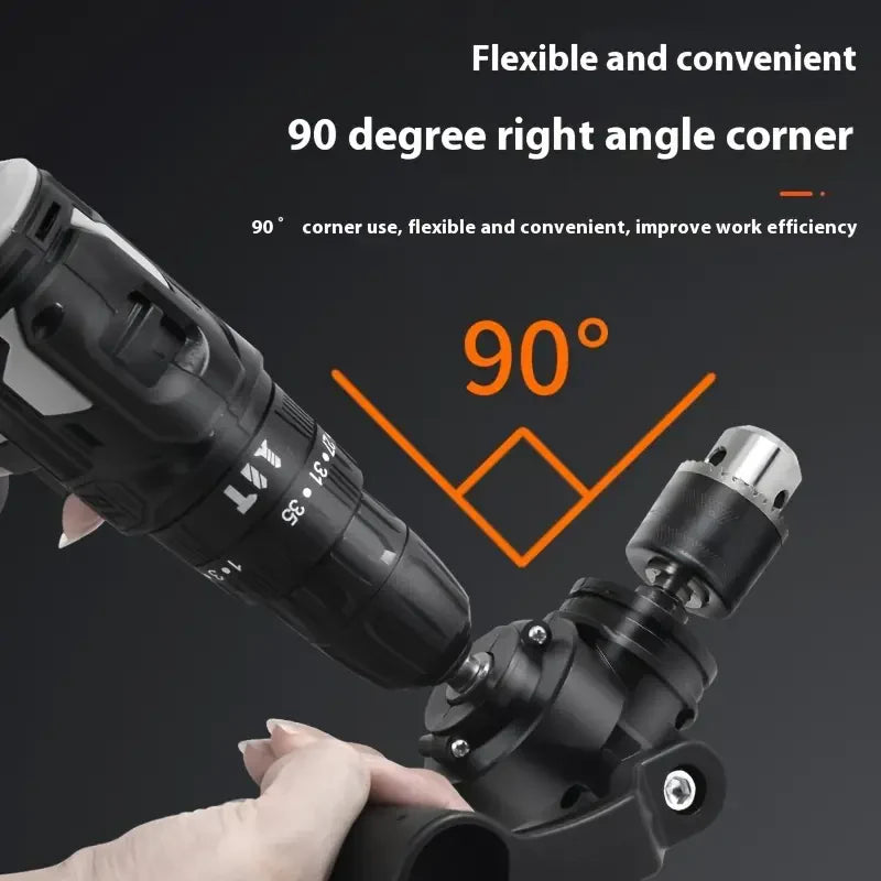 90° Electric drill converter 【Electric drill not included】