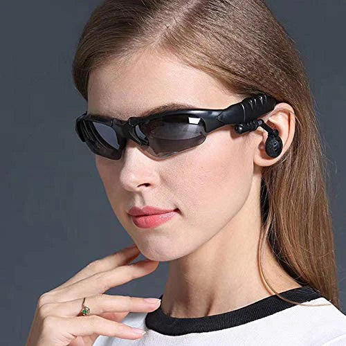 🌞 Ride. Run. Rock. – Bluetooth 5.0 Sports Glasses with Mic & Music