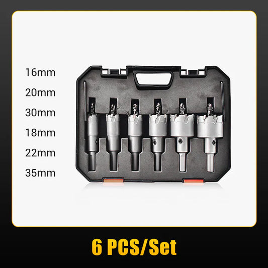 Metal Stainless Steel Carbide Hole Saw Set（6pcs）