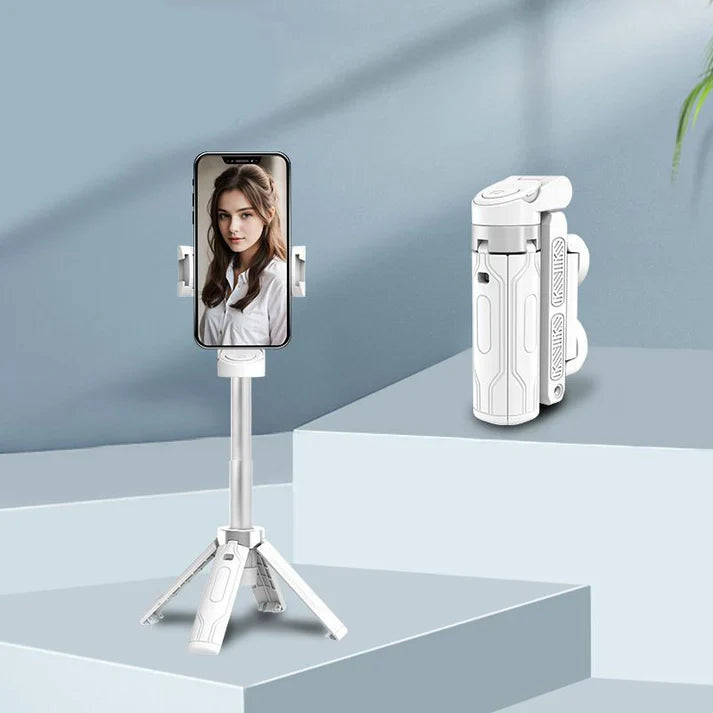 3 in 1 Pocket-sized Folding Bluetooth Selfie Stick Built-in Tripod