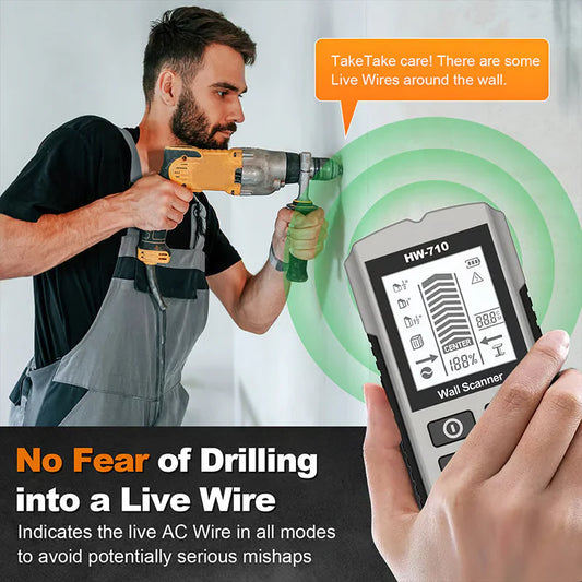 Functional Handheld Metal & Wall Detector