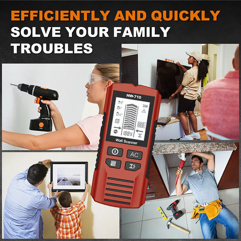 Functional Handheld Metal & Wall Detector
