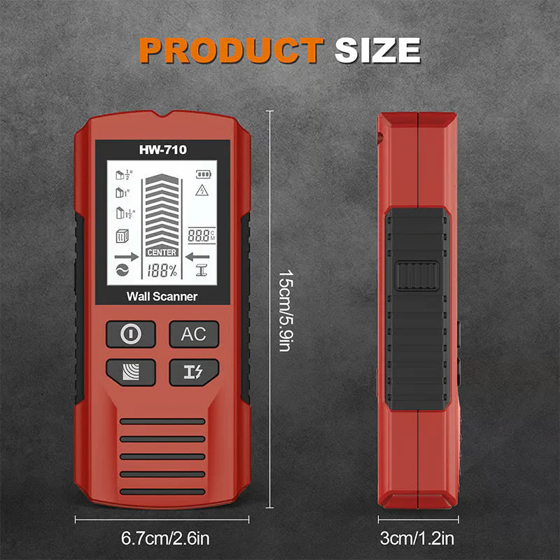 Functional Handheld Metal & Wall Detector