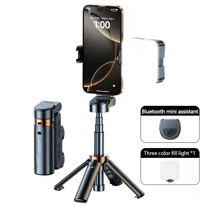 3-in-1 Bluetooth Selfie Stick & Tripod – Snap, Stream, Create Anywhere!