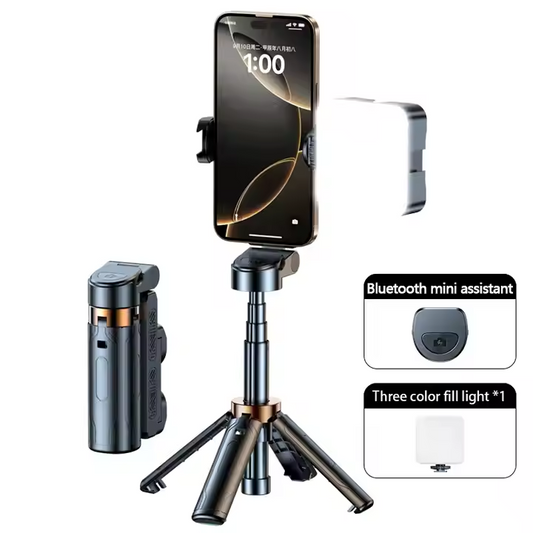 3-in-1 Bluetooth Selfie Stick & Tripod – Snap, Stream, Create Anywhere!
