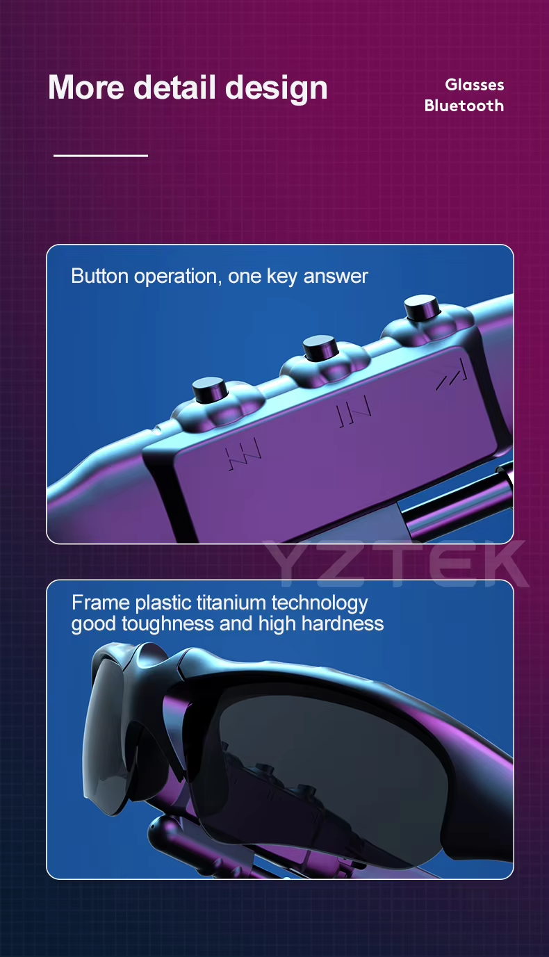 🌞 Ride. Run. Rock. – Bluetooth 5.0 Sports Glasses with Mic & Music