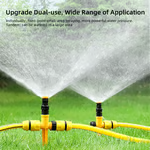 (5PCS)🔥360° Rotation Auto Irrigation System Garden Lawn Sprinkler Patio,Coverage Diameter 65ft