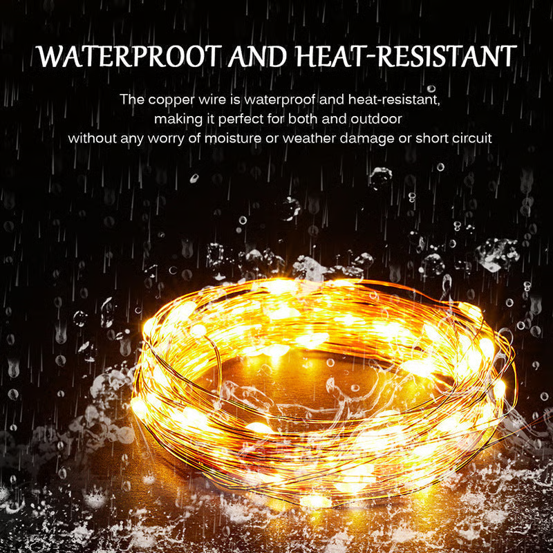 remote control copper wire light string   (20m)