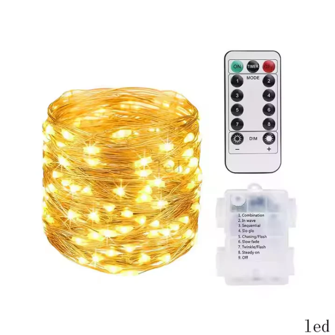 remote control copper wire light string   (20m)