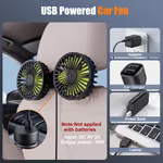 USB Car Cooling Fans for Backseat