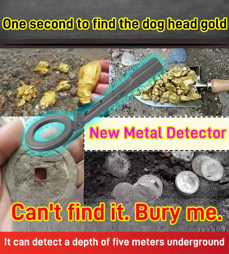 High Sensitive Detection LED Flashing Alarm Metal Detector