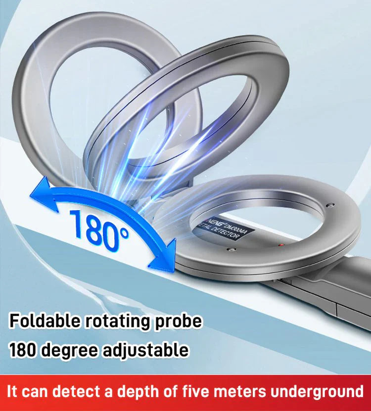 High Sensitive Detection LED Flashing Alarm Metal Detector