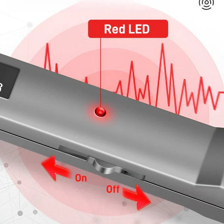High Sensitive Detection LED Flashing Alarm Metal Detector