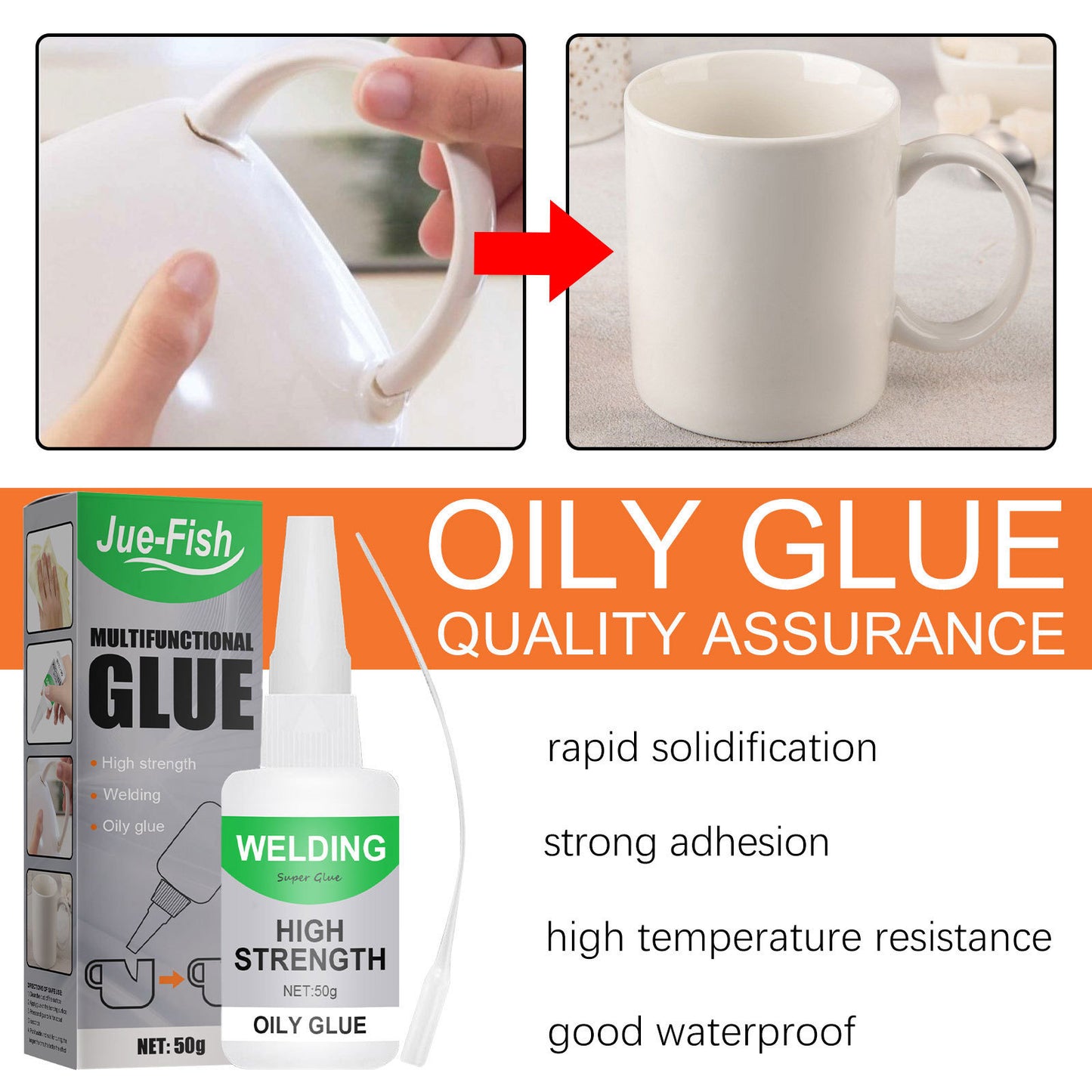 🔥 MUST-HAVE! Buy 1 Get 1 FREE! High-Strength Welding Oily Glue