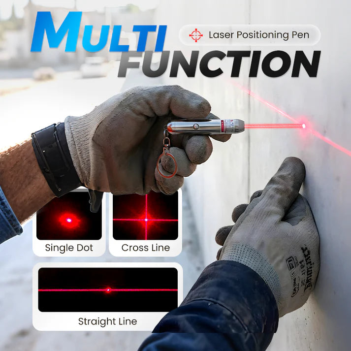 Pattern Laser Positioning Pen – Precise Alignment, Magnetic Base & Portable Design 🎯