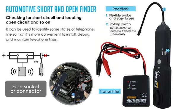 🔥✨Automotive Electrical Open&Short Finder Circuit Tester