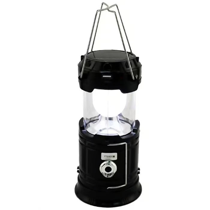 💡Collapsible Portable LED Camping Lantern Lightweight Waterproof Solar USB Rechargeable LED Flashlight