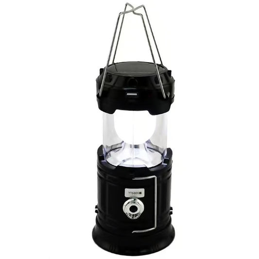 💡Collapsible Portable LED Camping Lantern Lightweight Waterproof Solar USB Rechargeable LED Flashlight