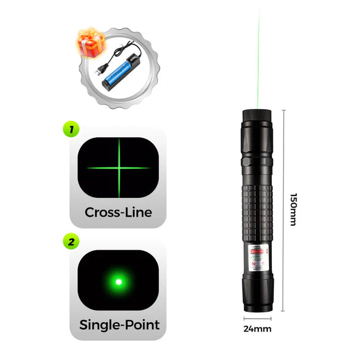 ✨ Handheld Laser Flashlight – Color Pattern Projection Light