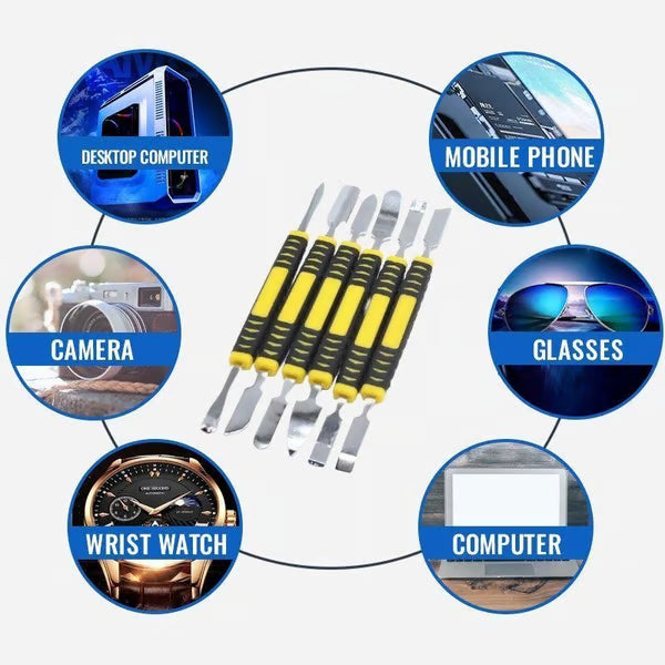 Metal Crowbar 6-Piece Set⚡Easy to carry & Strong practicability
