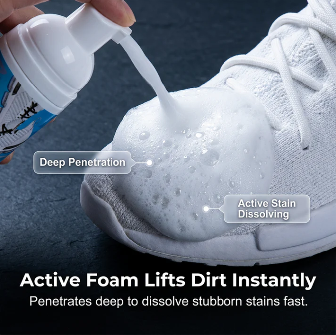 Water-Free Foam Sneaker Cleaner Kit