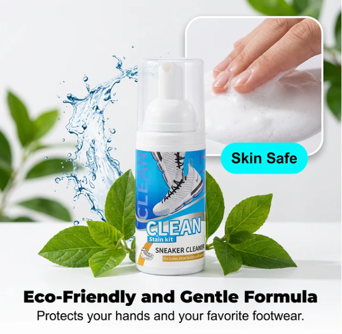 Water-Free Foam Sneaker Cleaner Kit