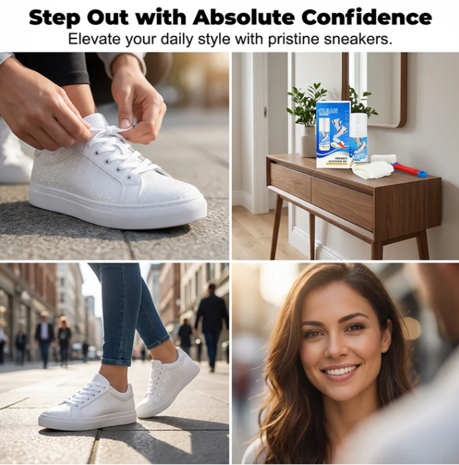 Water-Free Foam Sneaker Cleaner Kit