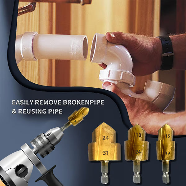 🔥Heavy Duty Pipe Reaming Drill Bits